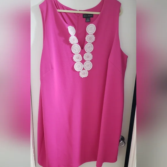 Pink Lined Dress JESSICA HOWARD Comfy Size 24W 3x - Picture 2 of 6